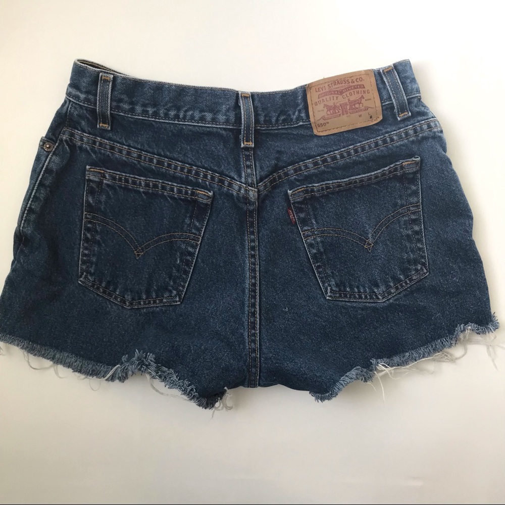 Levi’s 550 Vintage Relaxed Fit Women’s High Rise Cutoff Shorts Y2K 90s 12